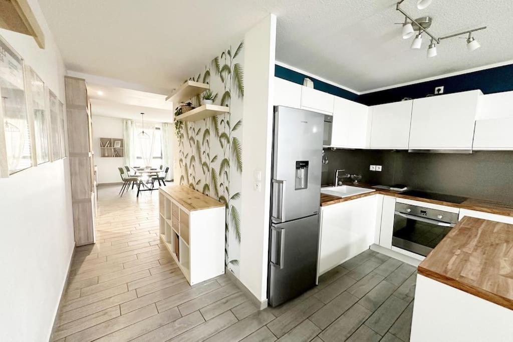 Bel Appart Design 2Ch, Mairie, Pkg, Wifi, Terrasse, Port Marianne Montpellier Bagian luar foto