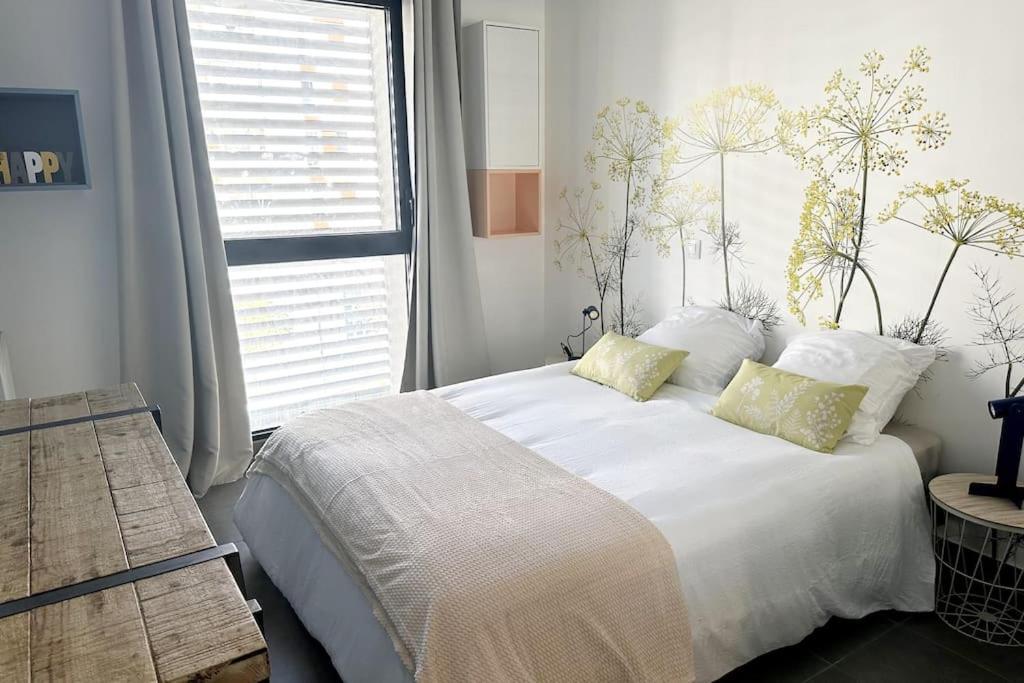 Bel Appart Design 2Ch, Mairie, Pkg, Wifi, Terrasse, Port Marianne Montpellier Bagian luar foto