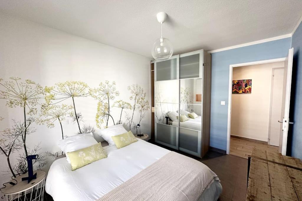 Bel Appart Design 2Ch, Mairie, Pkg, Wifi, Terrasse, Port Marianne Montpellier Bagian luar foto