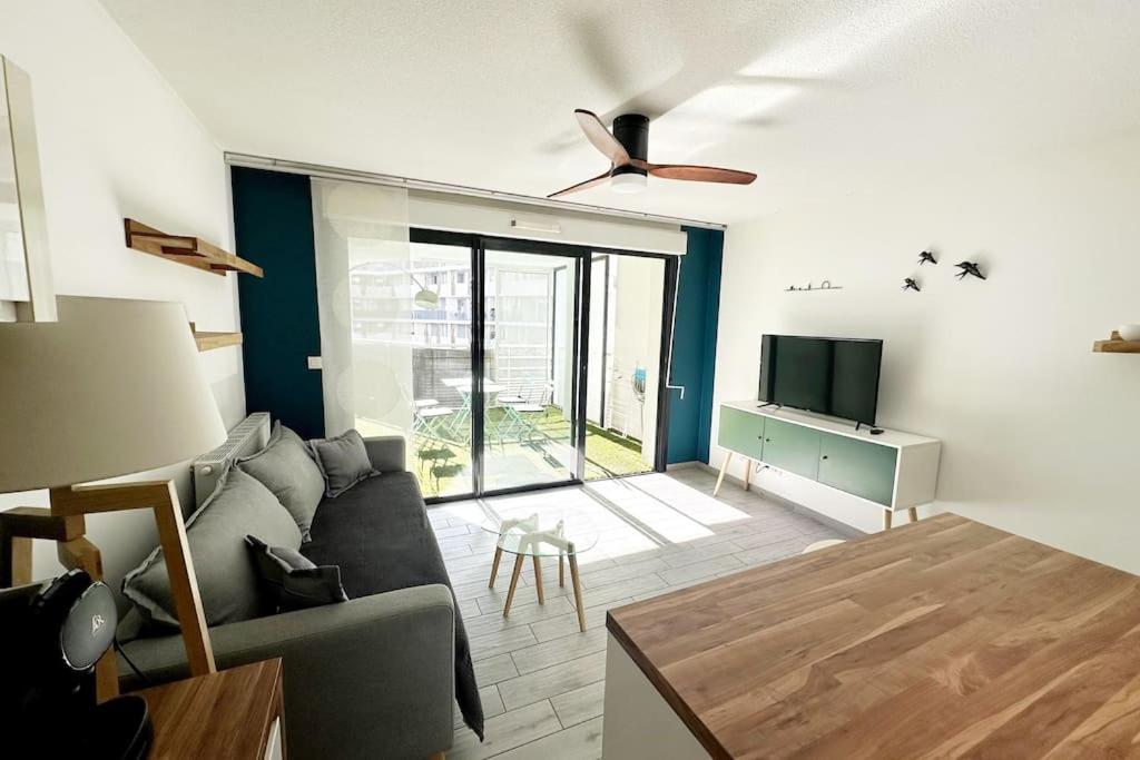 Bel Appart Design 2Ch, Mairie, Pkg, Wifi, Terrasse, Port Marianne Montpellier Bagian luar foto
