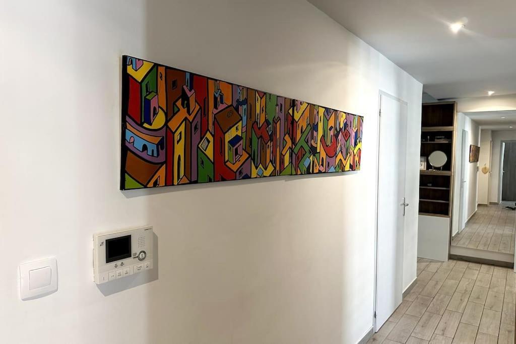 Bel Appart Design 2Ch, Mairie, Pkg, Wifi, Terrasse, Port Marianne Montpellier Bagian luar foto