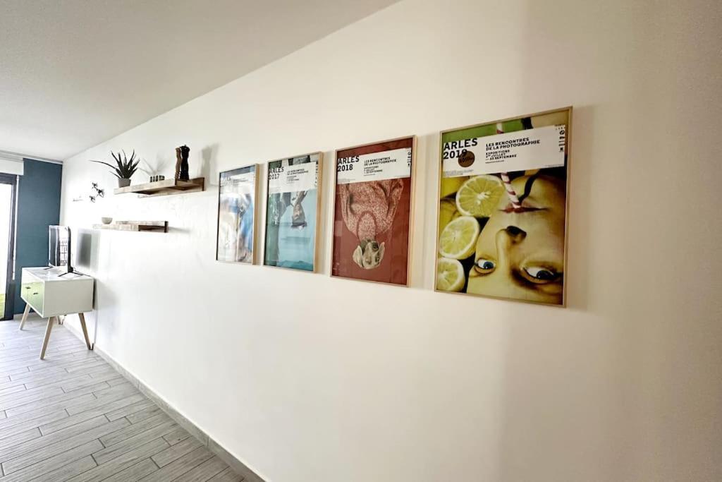 Bel Appart Design 2Ch, Mairie, Pkg, Wifi, Terrasse, Port Marianne Montpellier Bagian luar foto